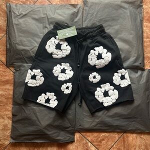 Stylish Black and White Men's Shorts